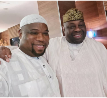 With Chief Dele Momodu, at an Event in Lagos